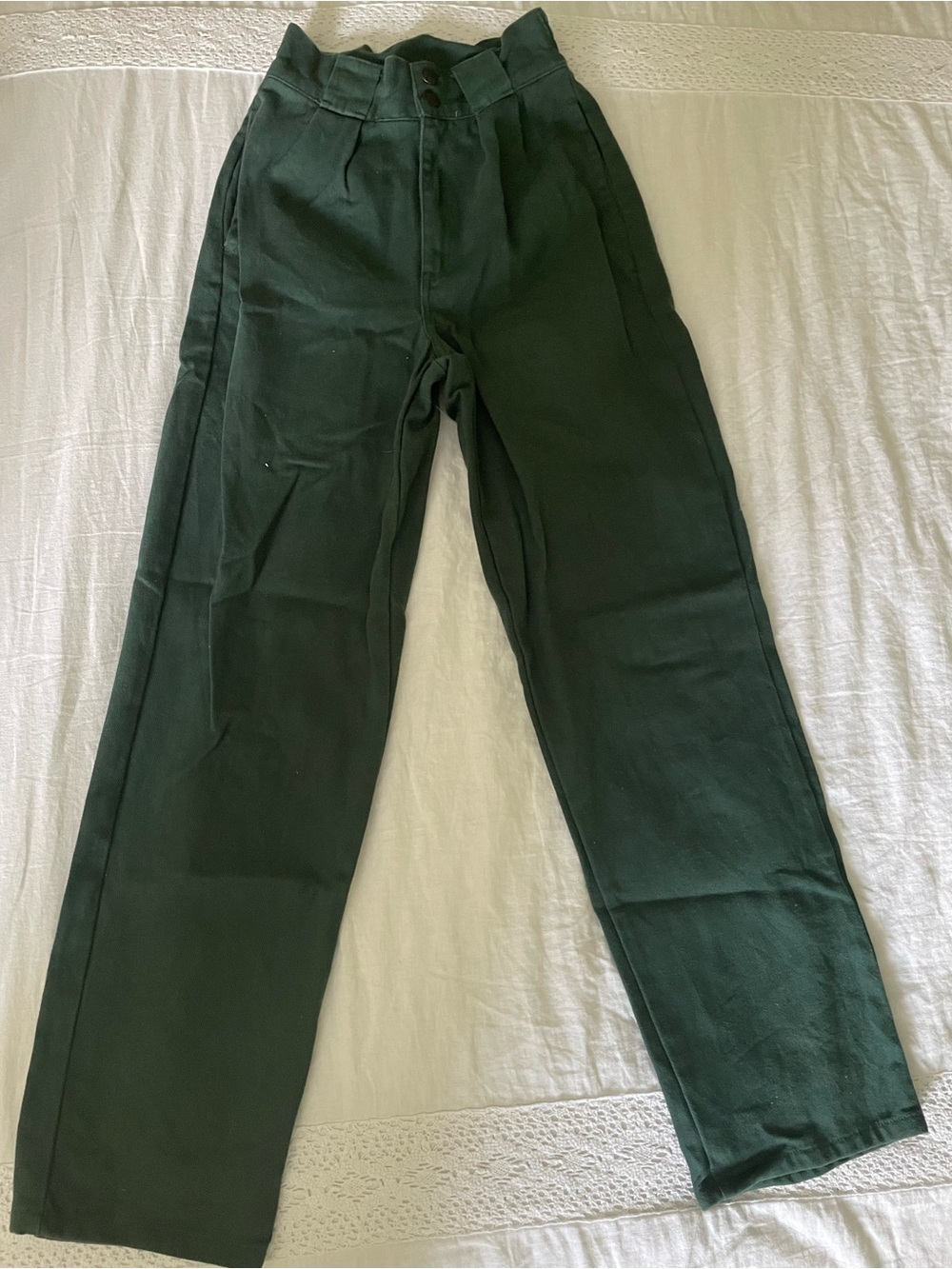 Lucy & Yak Pleated Trousers | Size 24 (0)